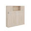 Grand lit escamotable avec armoires de rangement-204367664