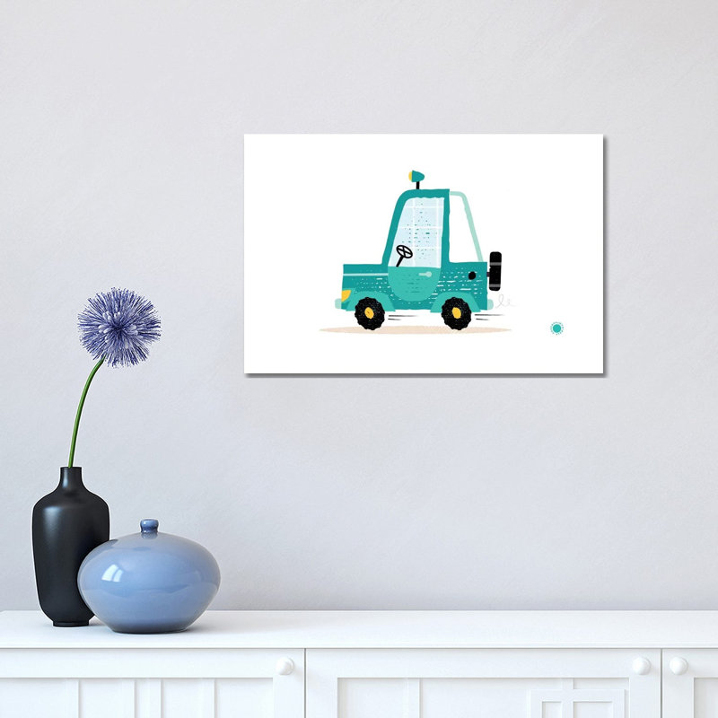 Jeep by PaperPaintPixels - Wrapped Canvas Print, 30.48 cm H x 45.72 cm W
