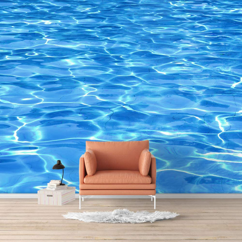 Nautical Ocean Peel & Stick Clear Border, 66" L x 96" W