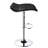 Adjustable Spin Bar Stool with Solid Wave Seat-918972680