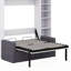 Lit escamotable Verlina avec canapé et tablettes-1229199933