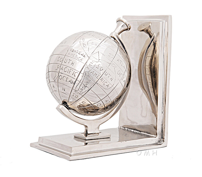 Traditional Metal Bookends