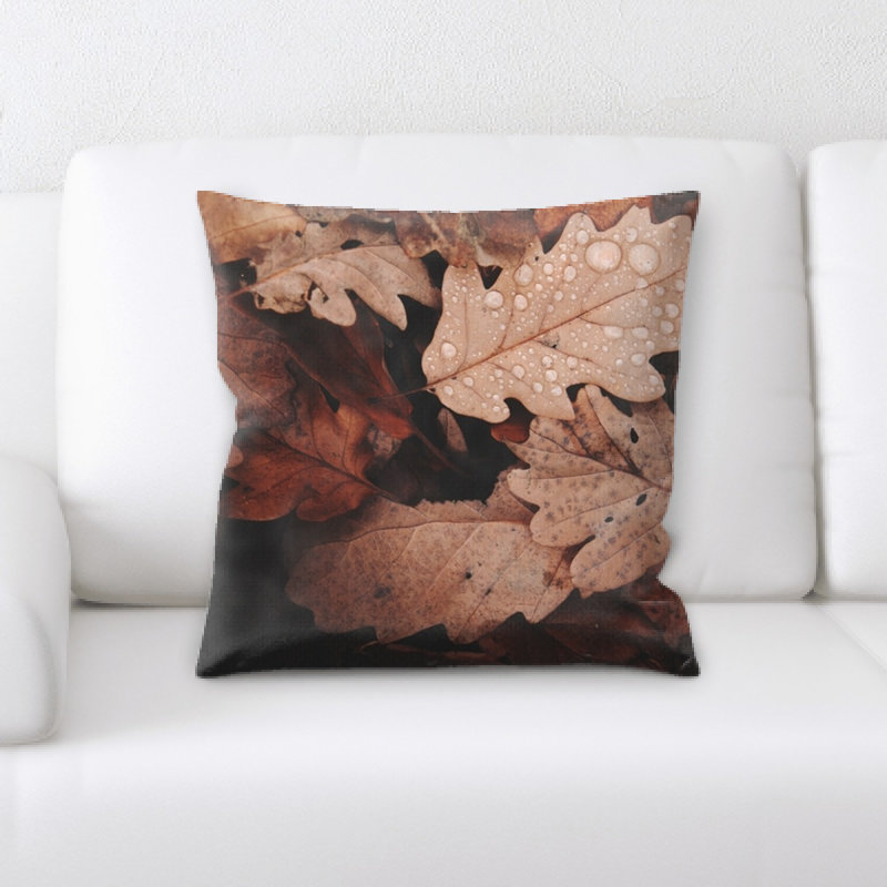 Rain Microsuede Reversible Throw Pillow