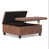 Distressed Saddle Brown Faux Leather