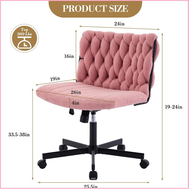 Fauteuil Criss, Rose