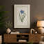Blue Flower Study Botanical - Wrapped Canvas-686380768-686380778