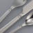 Shaker Dinner Forks by Oneida (18/0)