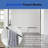 45 To 48 In. W X 72 In. H Semi Frameless Double Sliding Shower Door With 5/16 In. Tempered Clear Glass-113959367