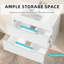 Lavabo de salle de bain flottant blanc 30 po, fixation murale, dispositif de fermeture en douceur, rangement spacieux, aspect moderne