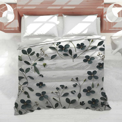 Floral Bedding Nature Comforter Minimalist