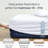 Luxclub 4 PC White King Silky Soft Cooling Extra Deep Pocket Performance Sheet Set-123418280-123418263
