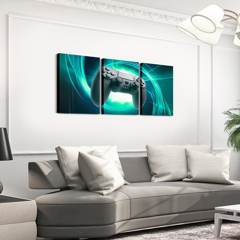 3 Piece Wrapped Canvas Wall Art