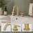 2-Handle Widespread Bathroom Faucet With Drain Assembly in Brushed Gold-109600889