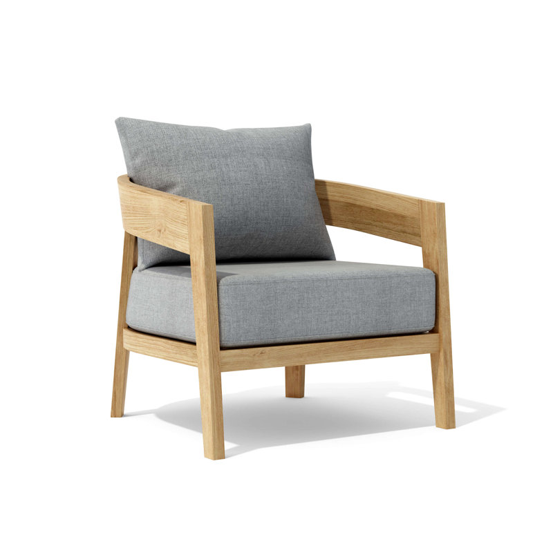 Toscana Outdoor Lounge Chair, Gray