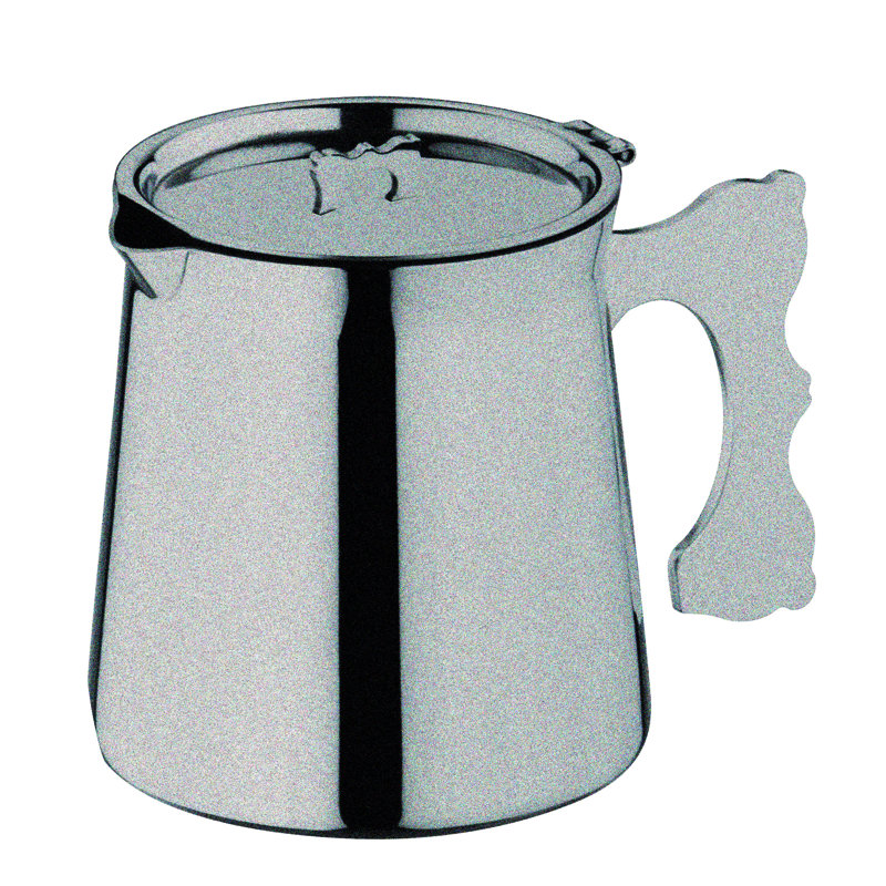 Dolce Vita Tea Pot 23.67 oz - 6 Pieces - Stainless Steel, Pewter, 32.8 Fl. Oz.