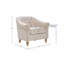 Fauteuil d'appoint avec accoudoirs - Design capitonné