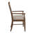 Cipolla Wood Finish Beige Fabric Arm Chair-105513479