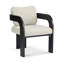 Ensemble de chaises de salle à manger avec structure en bois d'hévéa massif de l 24 po x P 24,5 po x H 30,75 po Christopher Knight Home (ensemble de 2)-129885810