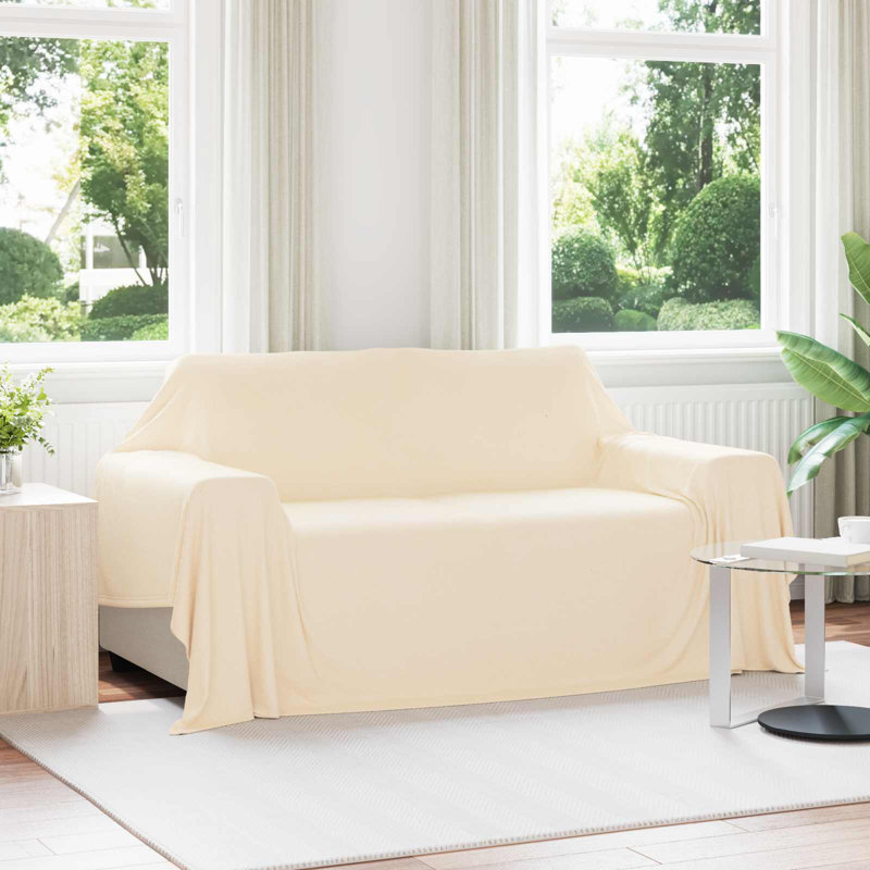 5.5-51 Throw Blanket, Cream, 280cm x 210cm