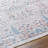 Arrae Blue Machine Washable Area Rug-1846554208