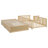 Wood Daybed with Fence Guardrails and 2 Drawers, Split into Independent Floor Bed & Daybed-1242180590-1242180584