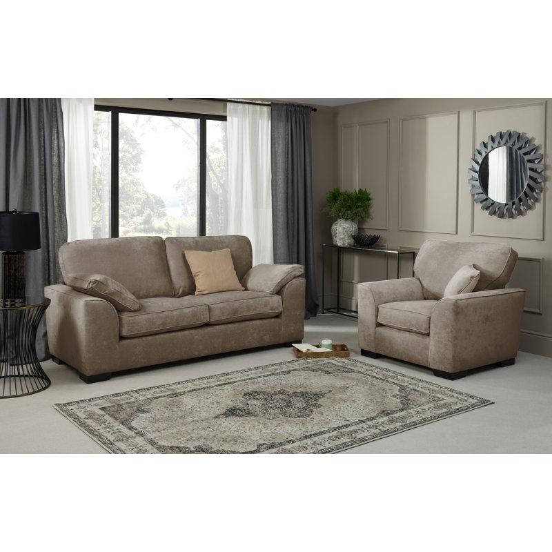 Litvak 2 - Piece Living Room Set, Nutmeg