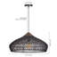 Luminaire suspendu 1 lumière noir-1944952598