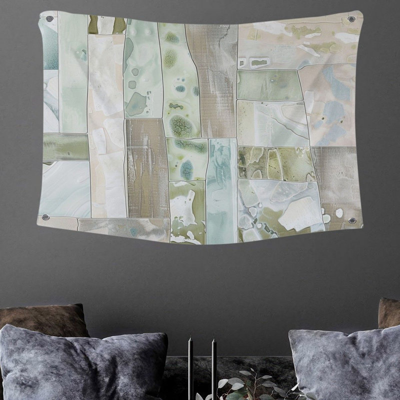 Tapisserie en microfibre, H 68 po x l 80 po