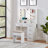 Belfort 5 drawer dressing table with lights