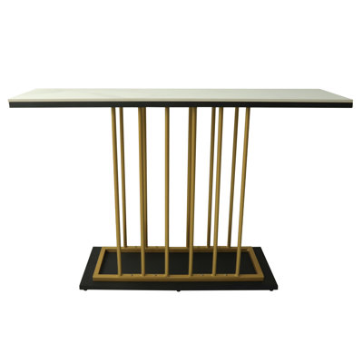 Aieshia 30cm Stone Top Console Table
