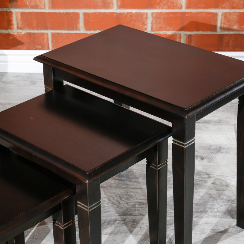 Mario Nesting Tables, Espresso