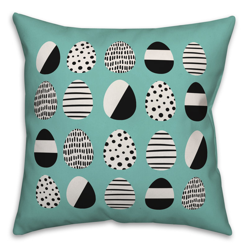 Easter Geometric Throw Pillow, 18" x 18"
