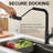 360 Rotating Pull Down Kitchen Faucet, Matte Black Appearance, Single Lever, Hot And Cold Water, Three Spray Settings Handle Faucet With , Color, Swivel, Water Supply, Choices-411310428