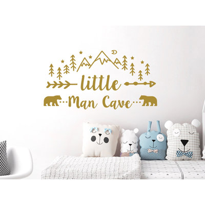Décalcomanie murale Little Man Cave