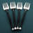 Shirleyan Inox Artisans Twig Sardine Table Forks 4 Pc. Set