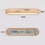 Luminaire encastré 23,6 po Modern Modern