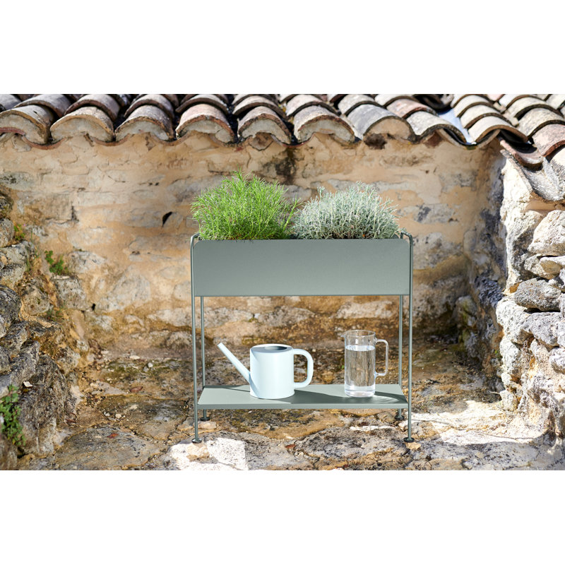 Picolino Metal Planter, Acapulco Blue