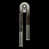 Ombre argent / nickel / gris anthracite