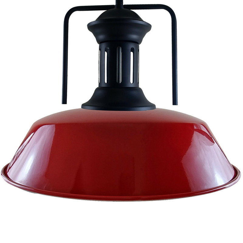 Daigle 1 - Light Dome Pendant, Red
