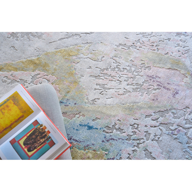Floor Art Abstract Area Rug, Rectangle 10' x 14'