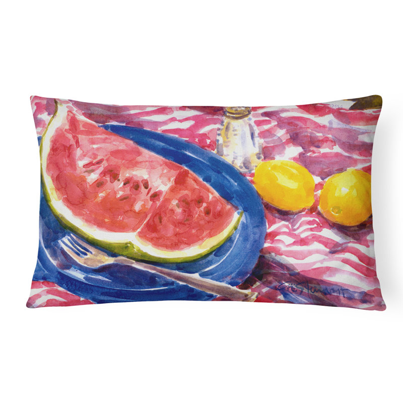 Coussin intérieur/extérieur pastèque