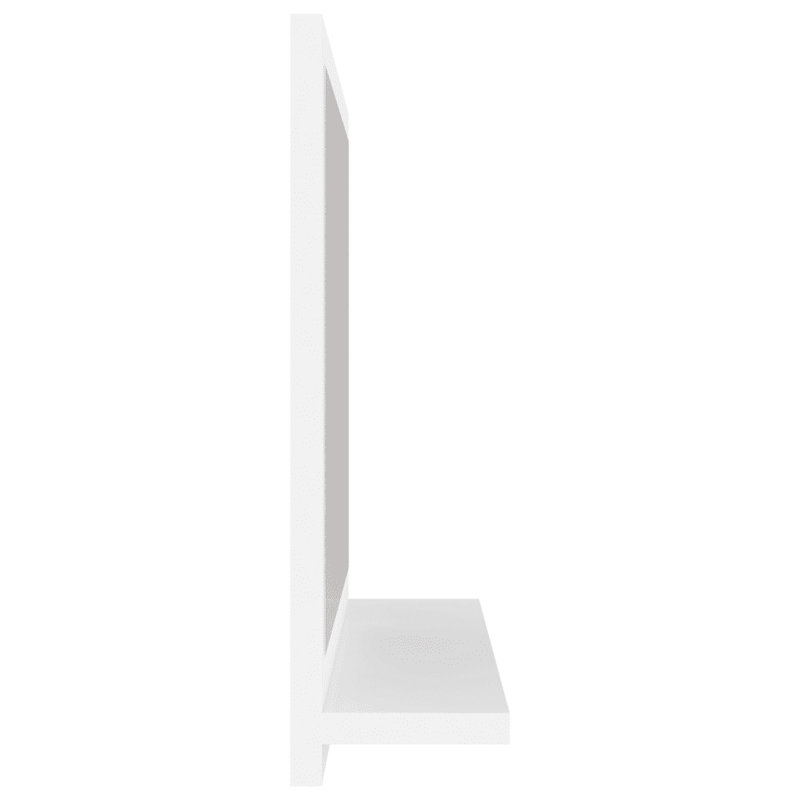 Dorlene Flat Mirror, 37cm x 40cm, White