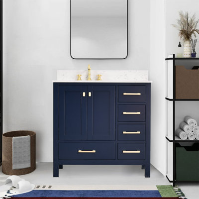 36-inch Bathroom Vanity With Engineered Stone Top
