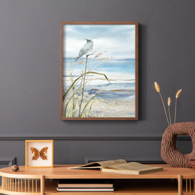 Seaside Rest I Framed Print - Solid Wood