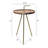 Side Table With Tripod Steel Legs