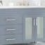Base de salle de bain double 72 po uniquement meuble-lavabo Will Isaiah-36640124