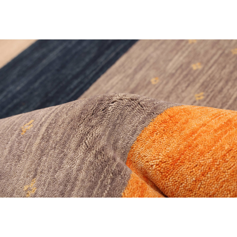 Tapis multicolore Kashkuli Gabbeh 6 pi 9 po x 9 pi 9 po