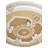 Gold Sparkle Four Leaf Clover Round Ceiling Medallion