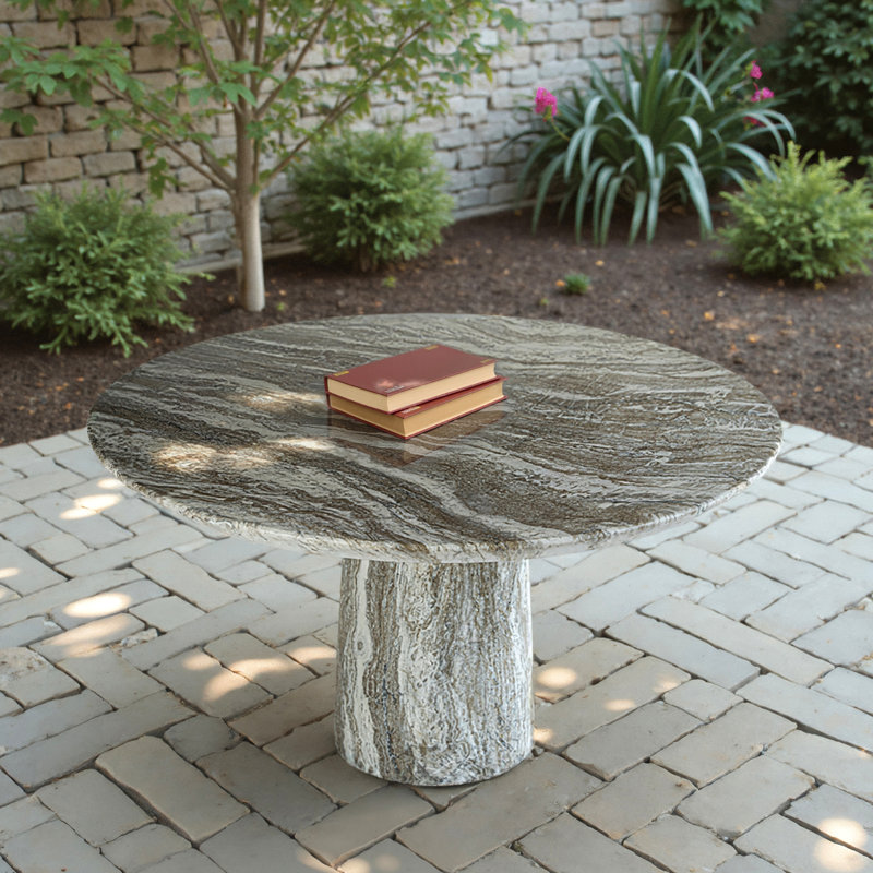 Faux Marble Dining Table