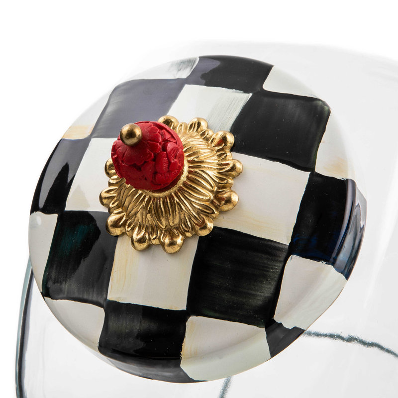 Courtly Check® Cookie Jar with Lid